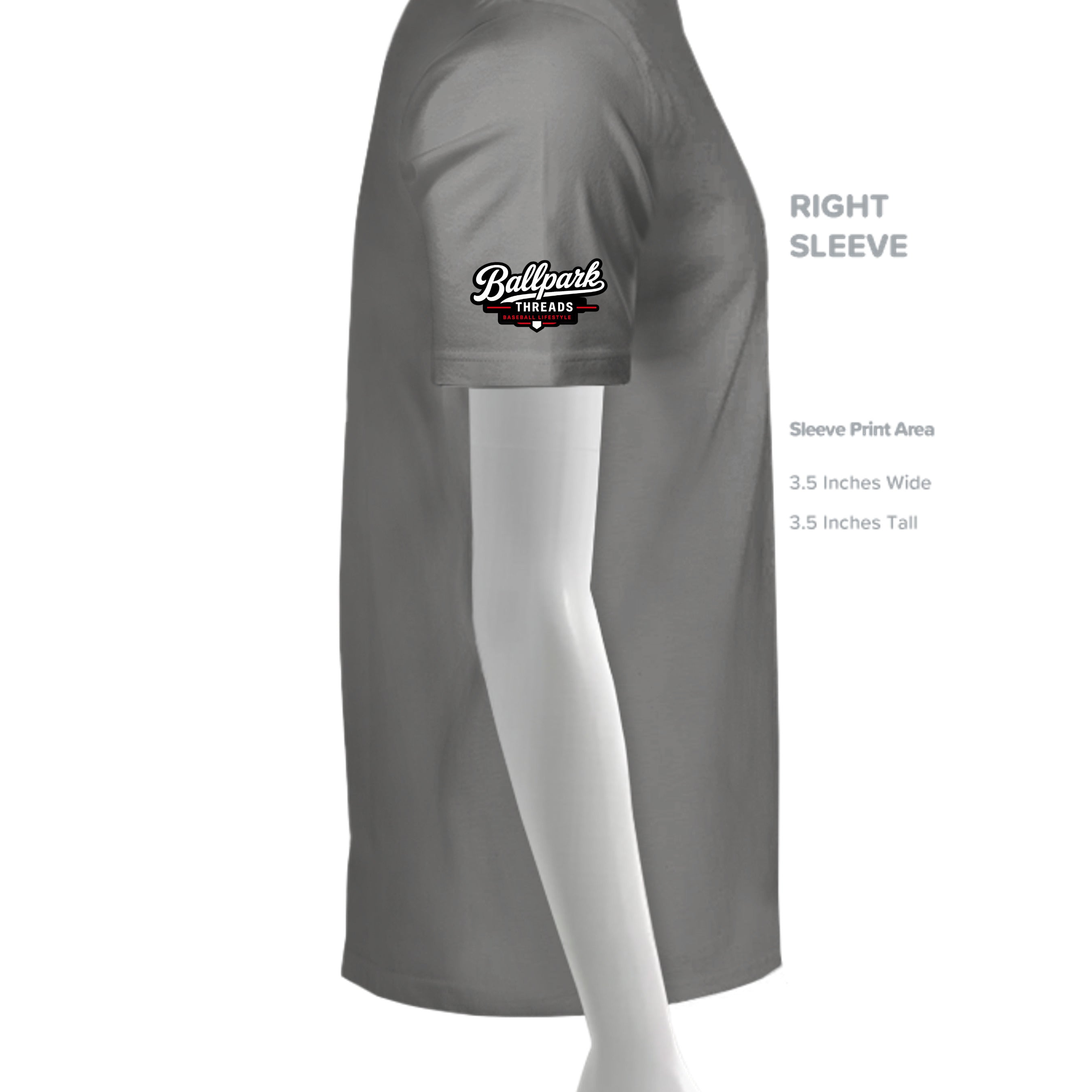 BLACK MELANGE - TD501 - SLEEVE_RIGHT